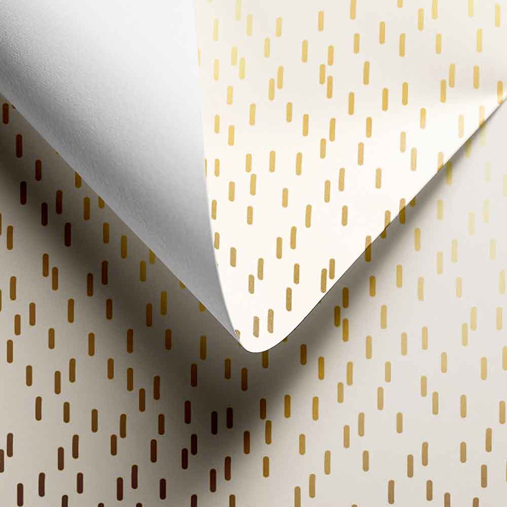Inpakpapier Golden Drizzle 30cm x 200mtr