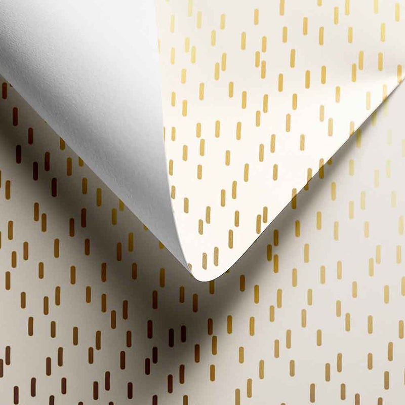 Inpakpapier Golden Drizzle 30cm x 200mtr