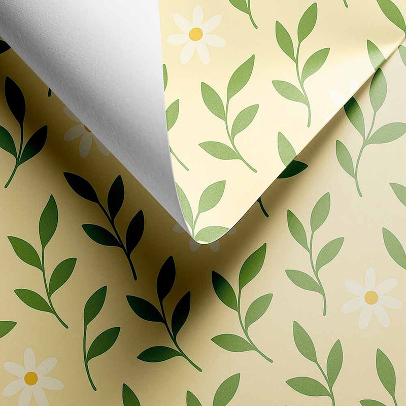 Inpakpapier Daisy Calm 30cm x 200mtr