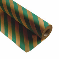 Inpakpapier Forest Gold Stripe 30cm x 200mtr
