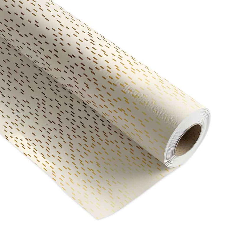 Inpakpapier Golden Drizzle 50cm x 200mtr