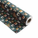 Inpakpapier Cozy Forest Faces 30cm x 200mtr