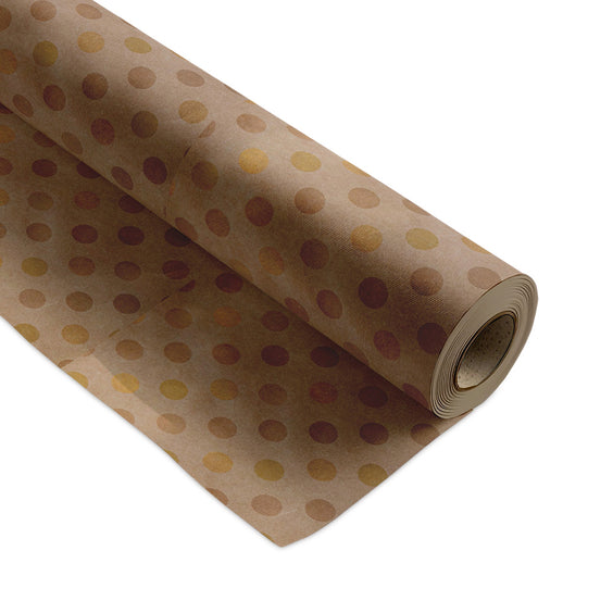 Inpakpapier Golden Dots 30cm x 200mtr