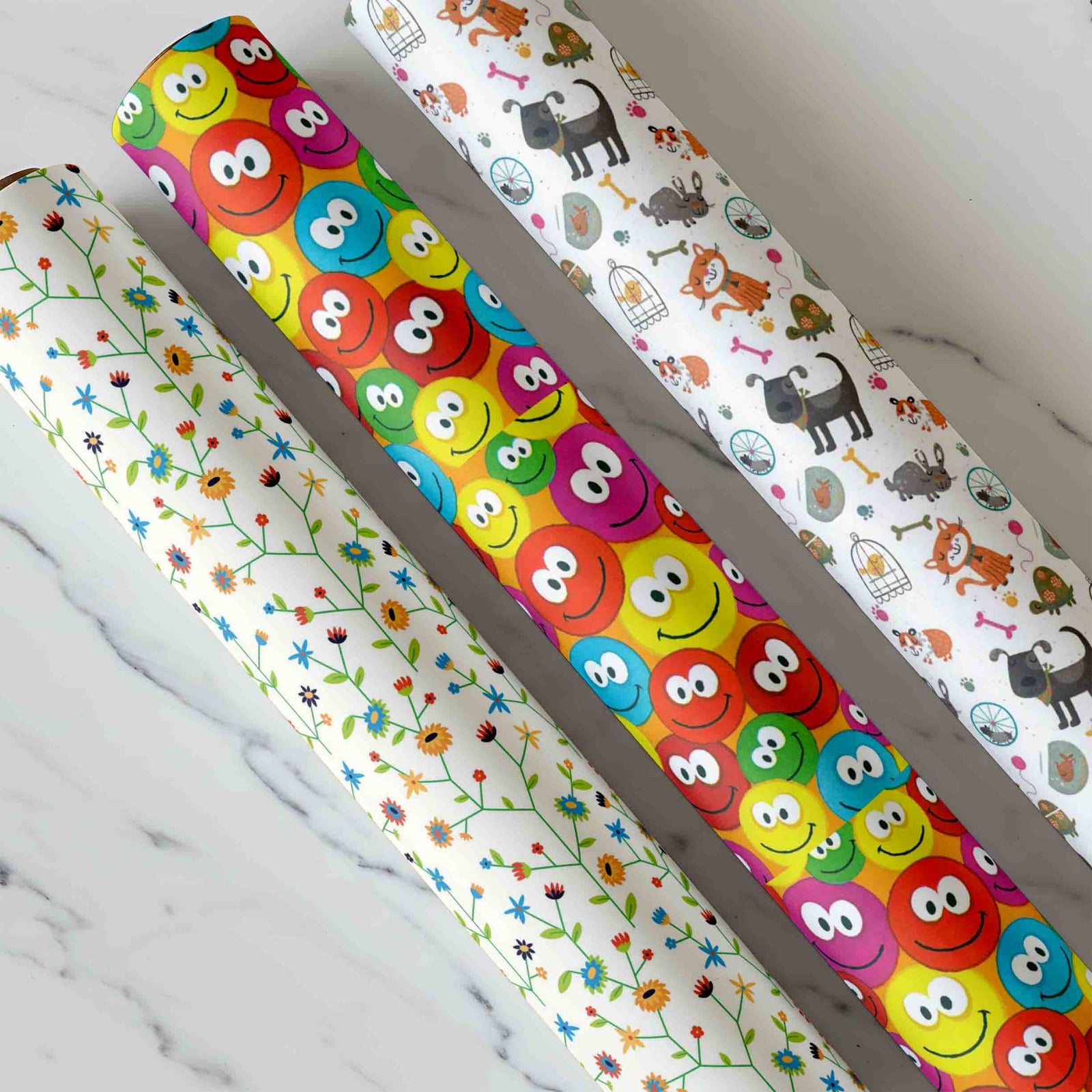 Inpakpapier Smileys 30cm x 200mtr