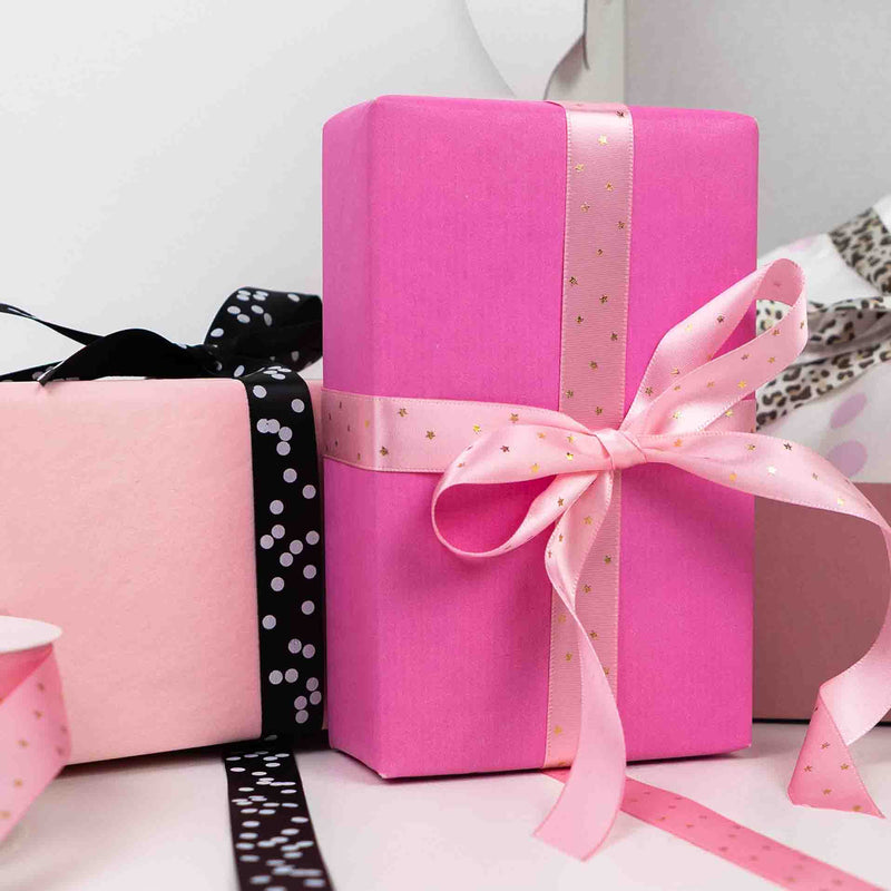Inpakpapier Roze  50cm x 125mtr - dessin 144