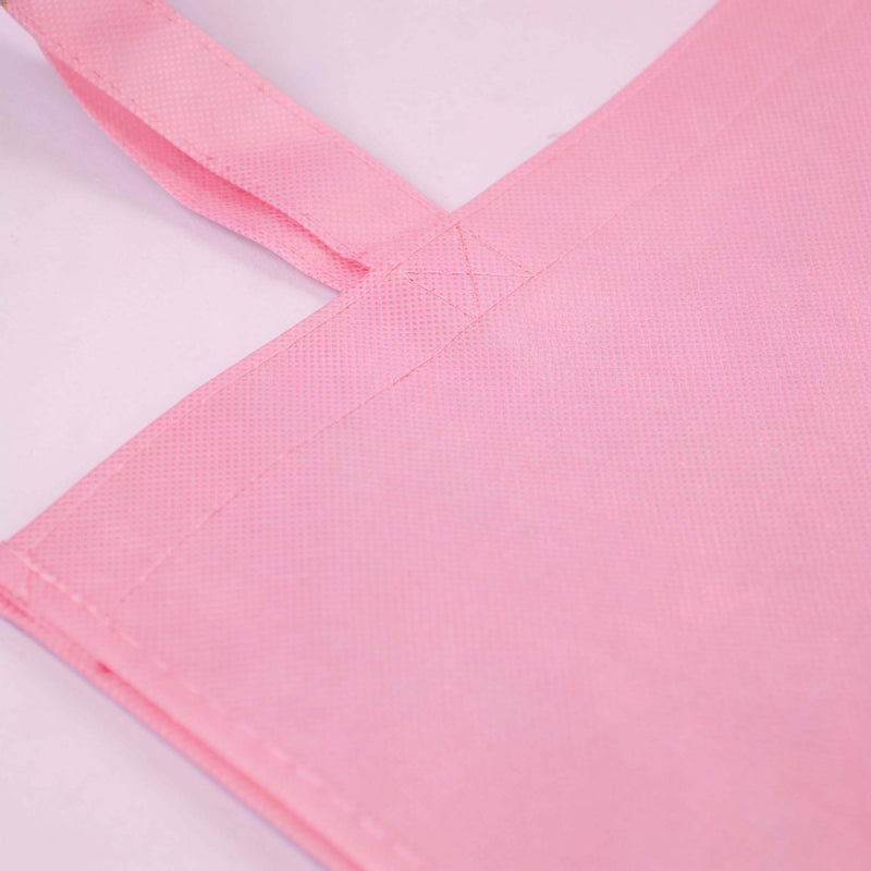 10x Shopper Pink Lavender non woven 54x14x45cm