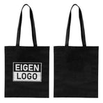 Tas bedrukken Zwart Non Woven 38x44 + 2x4cm - Spoed