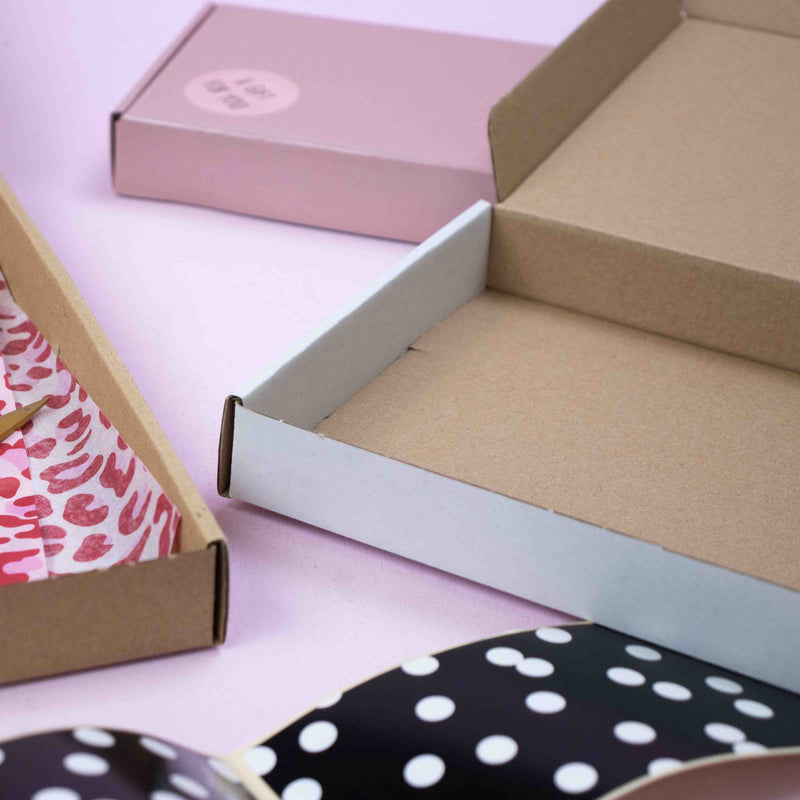 Brievenbusdozen bedrukken Roze A4