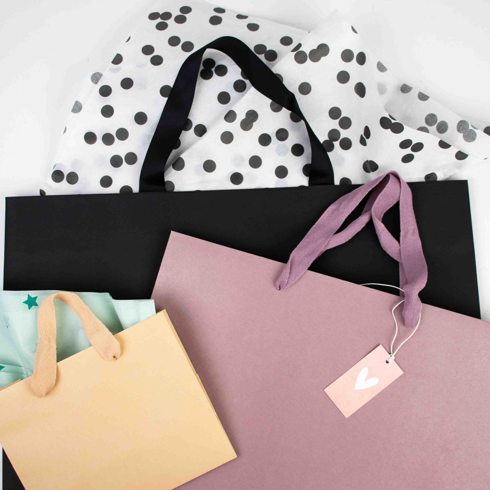 10x cadeautasjes Warm Sand A3