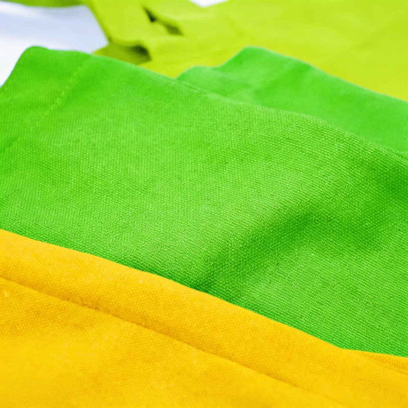 25x katoenen tas Gras Groen 38x42cm
