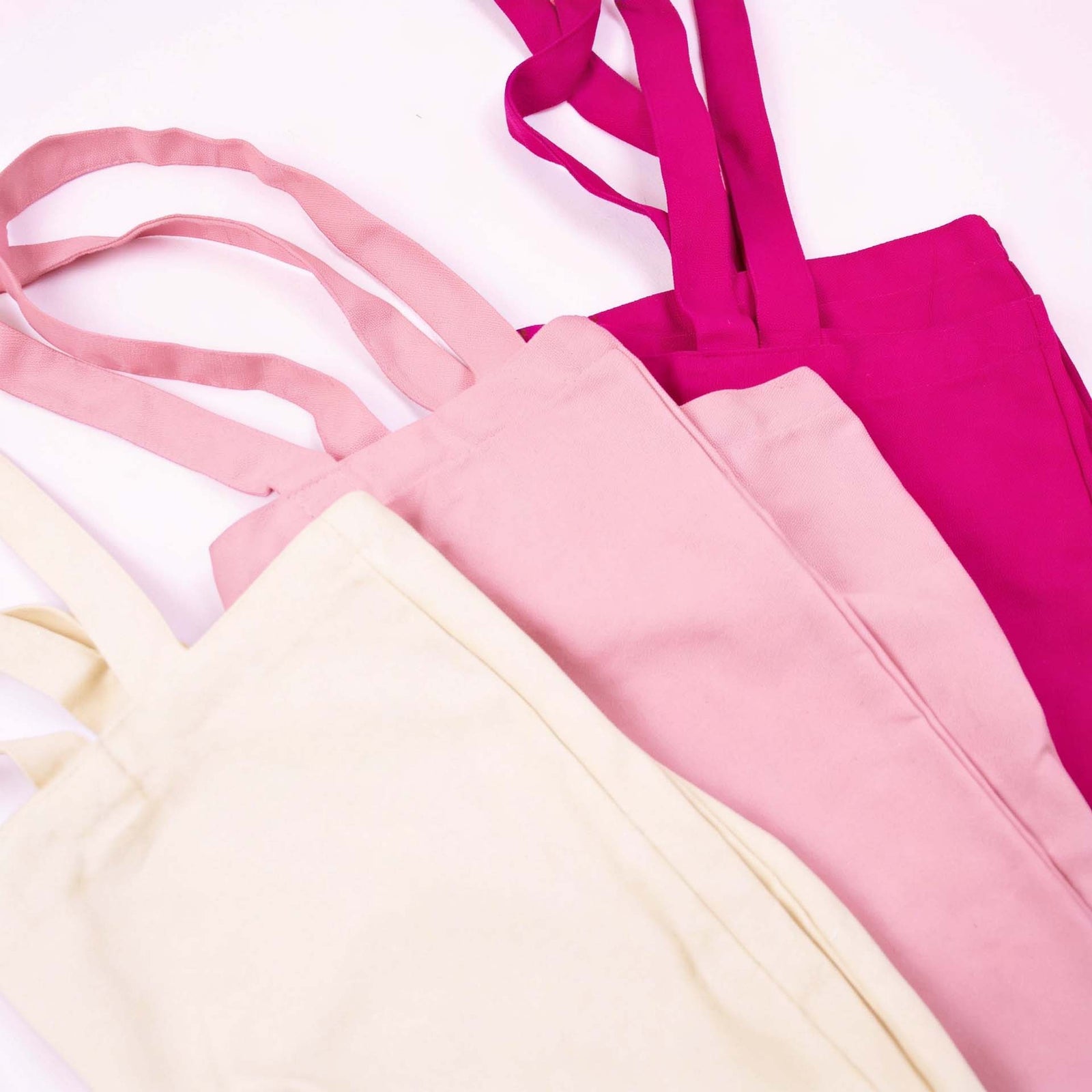 10x canvas shopper Roze