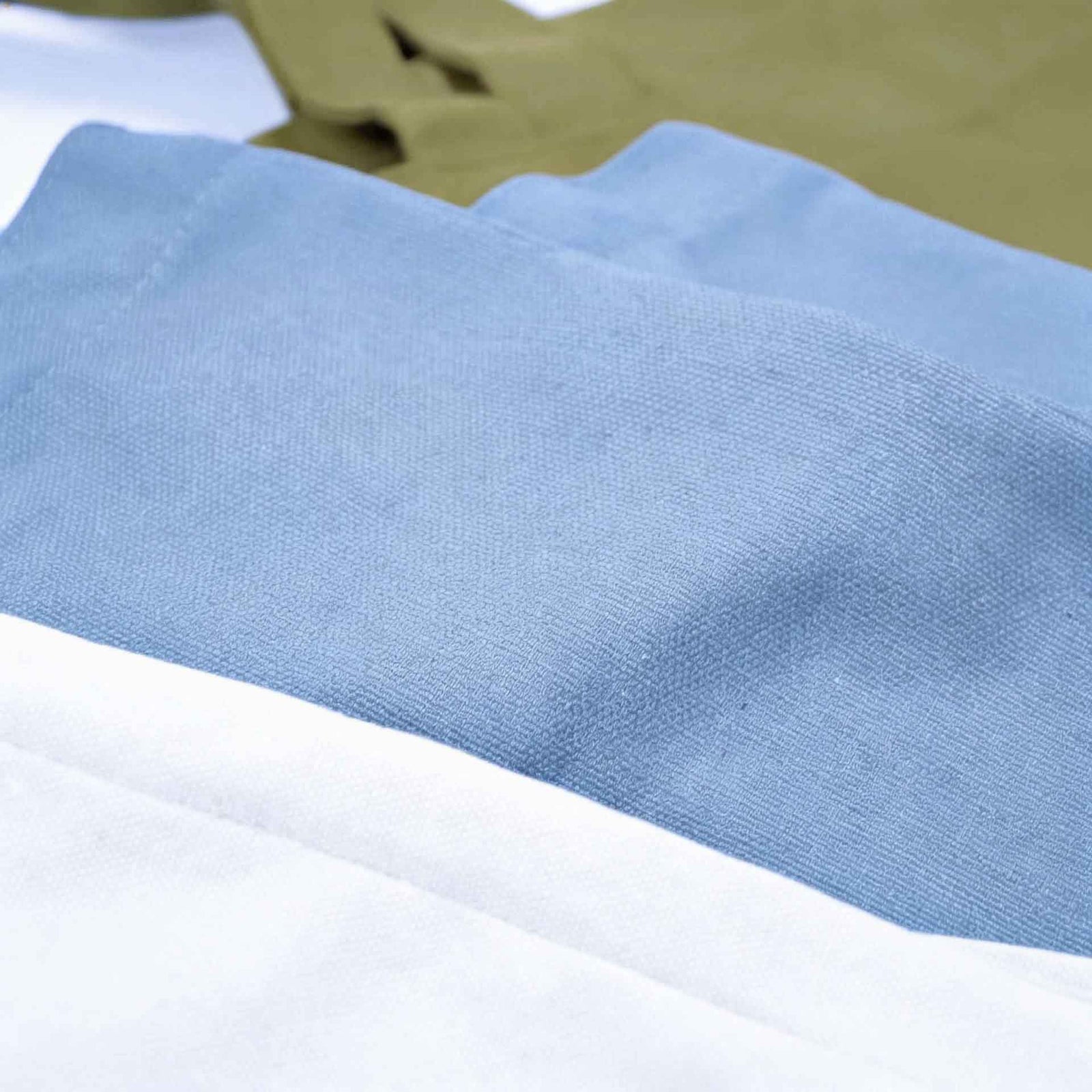 10x canvas strandtas Blauw
