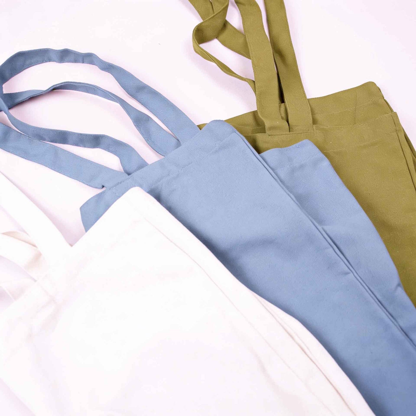 10x canvas strandtas Groen