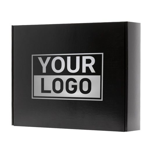 Postdozen bedrukken Zwart 350x280x80mm