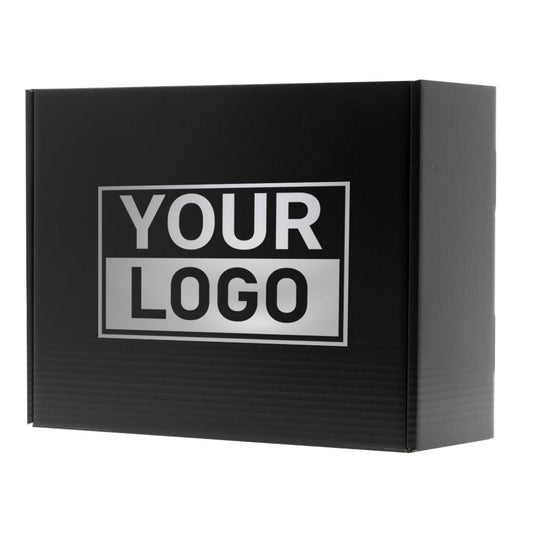 Postdozen bedrukken Zwart 380x300x140mm