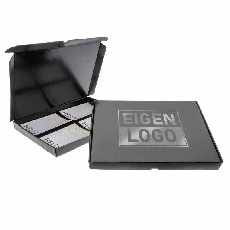 Brievenbusdozen bedrukken Zwart A4