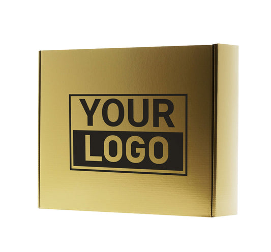 Postdozen bedrukken Goud 350x280x80mm